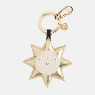 Caroline Gardner Bag Charm - Smiling Sun