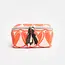 Caroline Gardner Toilettas - Pink & Orange Hearts