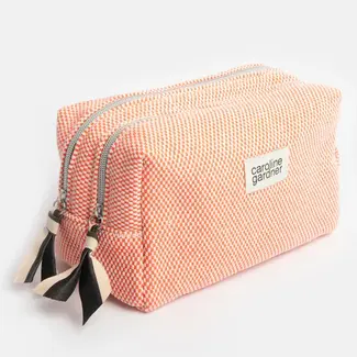 Caroline Gardner Toilettas - Woven Orange