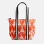 Caroline Gardner Shopper - Pink & Orange Hearts