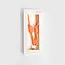 Caroline Gardner Phone Strap - Orange & Duck Egg