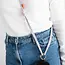 Caroline Gardner Phone Strap - Lilac & Orange