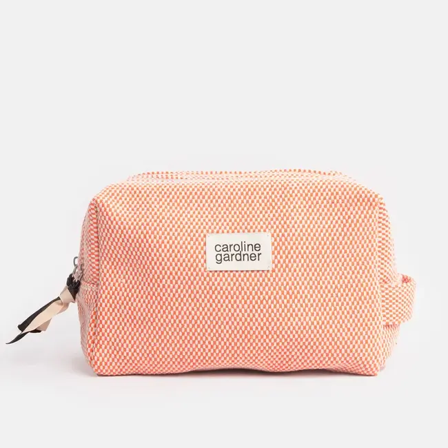 Caroline Gardner Toilettas - Woven Orange
