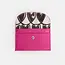 Caroline Gardner Kaarthouder - Bright Pink & Orange
