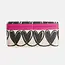 Caroline Gardner Portefeuille Long - Mono Hearts