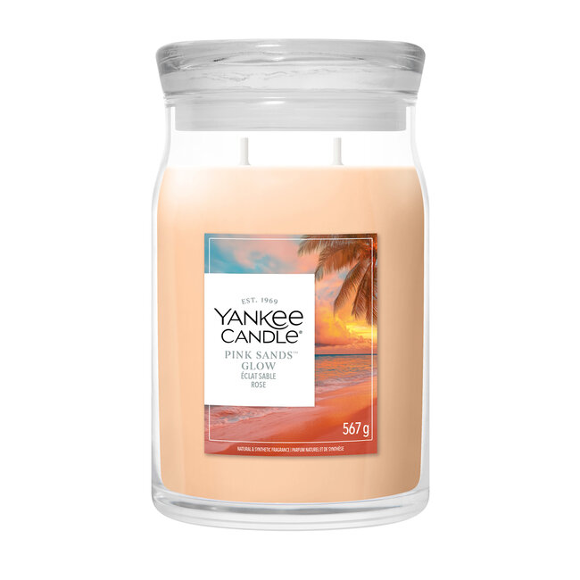 Yankee Candle Pink Sands Glow - Large Jar