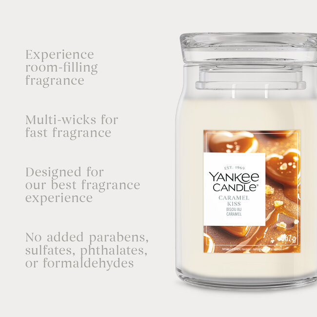 Yankee Candle Caramel Kiss - Large Jar