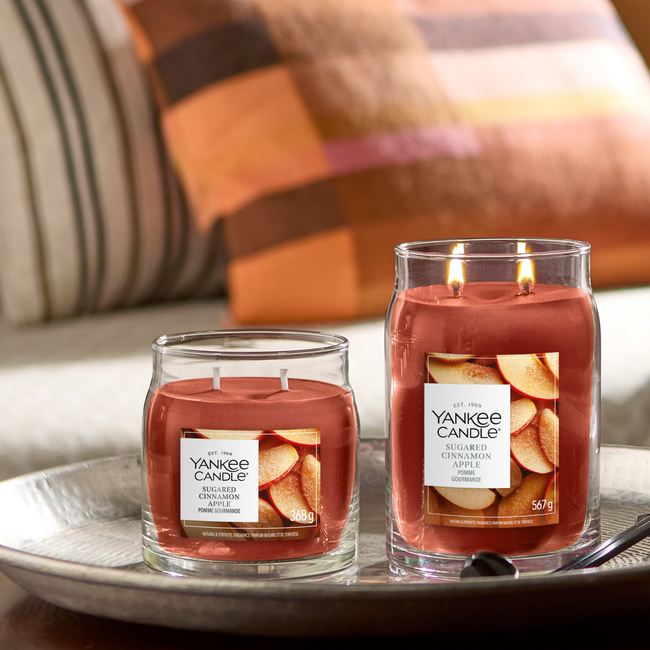 Yankee Candle Sugared Cinnamon Apple - Medium Jar