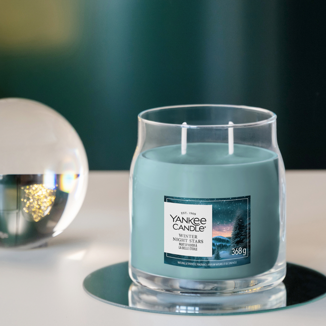 Yankee Candle Winter Night Stars - Medium Jar