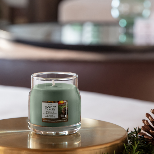 Yankee Candle Balsam & Cedar Fireside - Small Jar