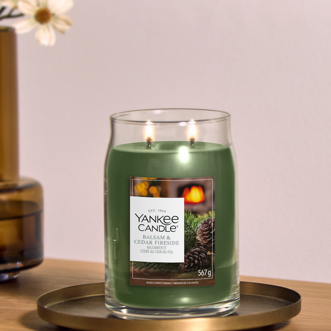 Yankee Candle Balsam & Cedar Fireside - Large Jar