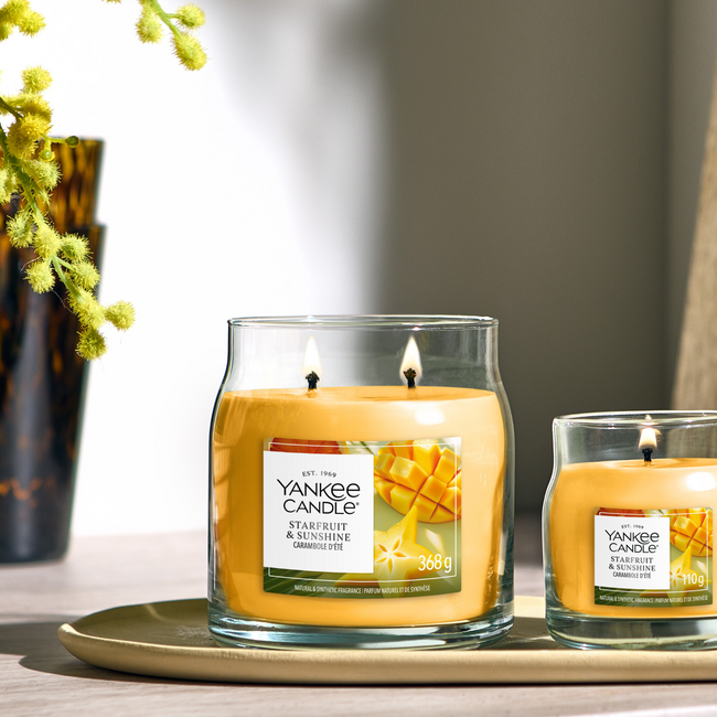 Yankee Candle Starfruit & Sunshine - Medium Jar