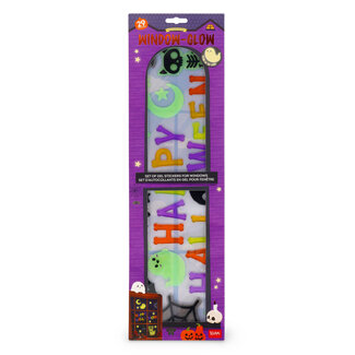 Legami Window Glow - Window Gel Stickers - Happy Halloween
