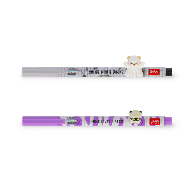 Legami Lovely Friends Gel Pen Set - Spooky Party