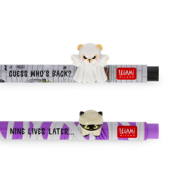 Legami Lovely Friends Gel Pen Set - Spooky Party