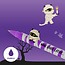 Legami Lovely Friends Gel Pen Set - Spooky Party