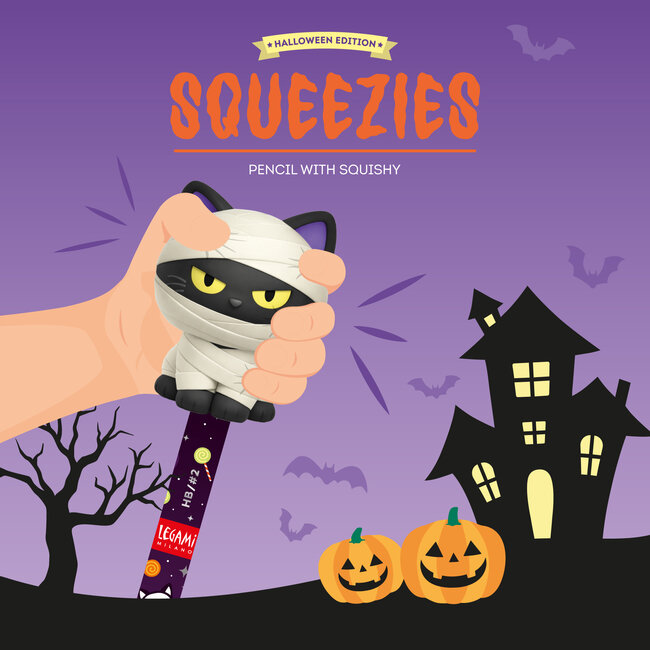 Legami Squeezies - Pencil Squishy - Mummy Cat