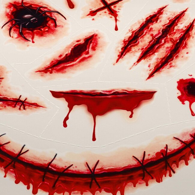 Legami Creepy Tattoos - Face & Body - Scars