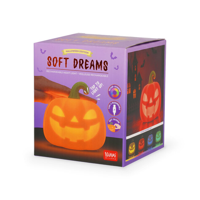 Legami Soft Dreams - Night Light - Pumpkin