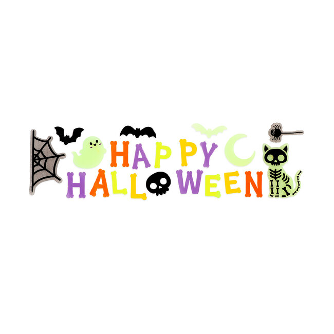 Legami Window Glow - Window Gel Stickers - Happy Halloween