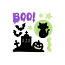 Legami Window Glow - Window Gel Stickers - Skeleton