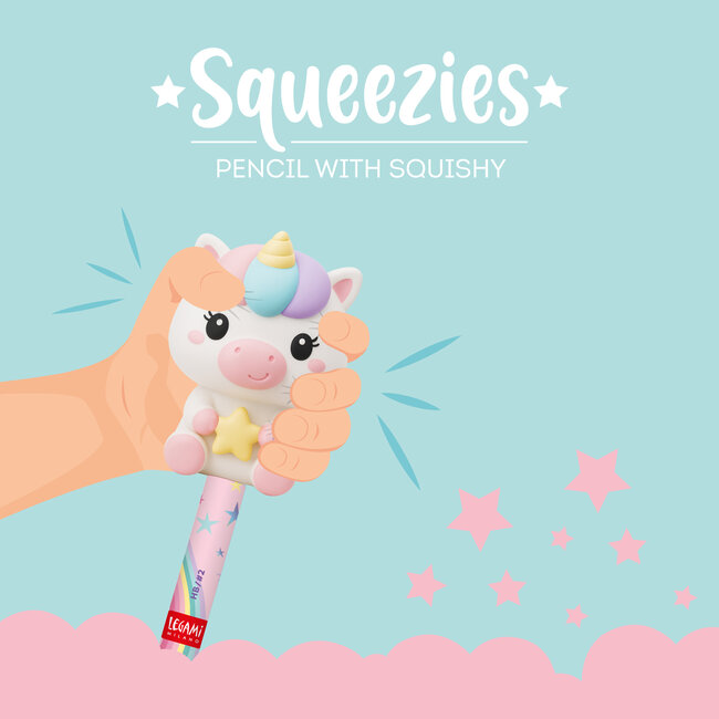Legami Squeezies - Pencil Squishy - Unicorn