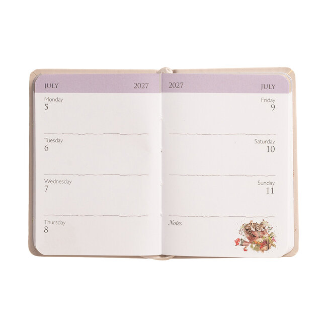 Wrendale Agenda Mini 2027 - Hedhehog