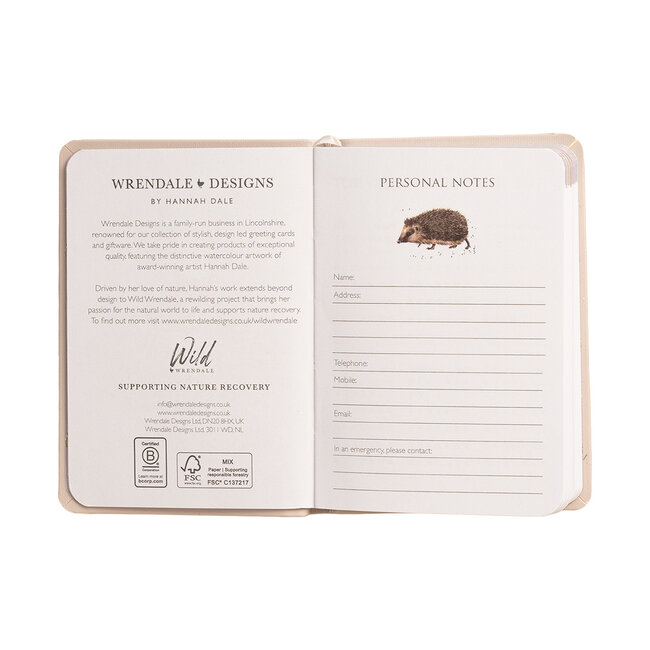 Wrendale Agenda Mini 2027 - Hedhehog