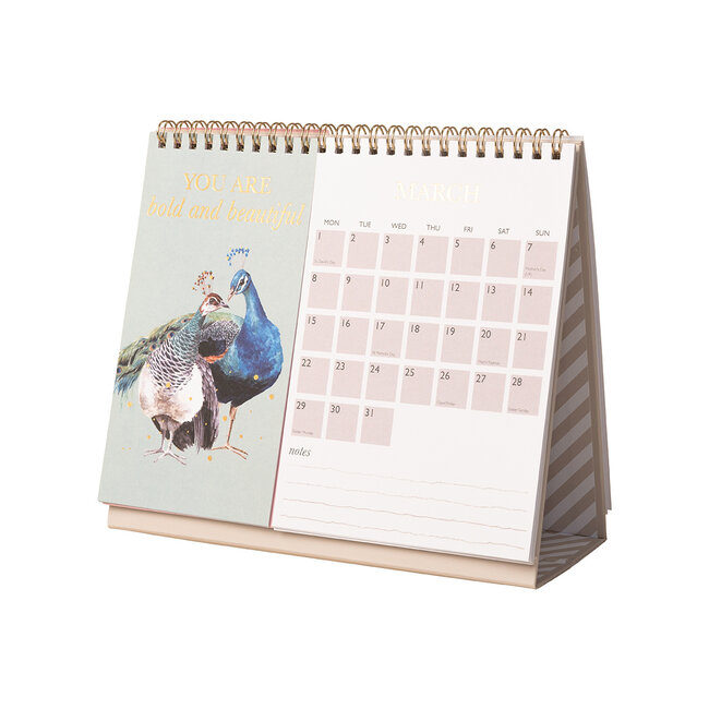 Wrendale Desk Planner 2027 - Owls