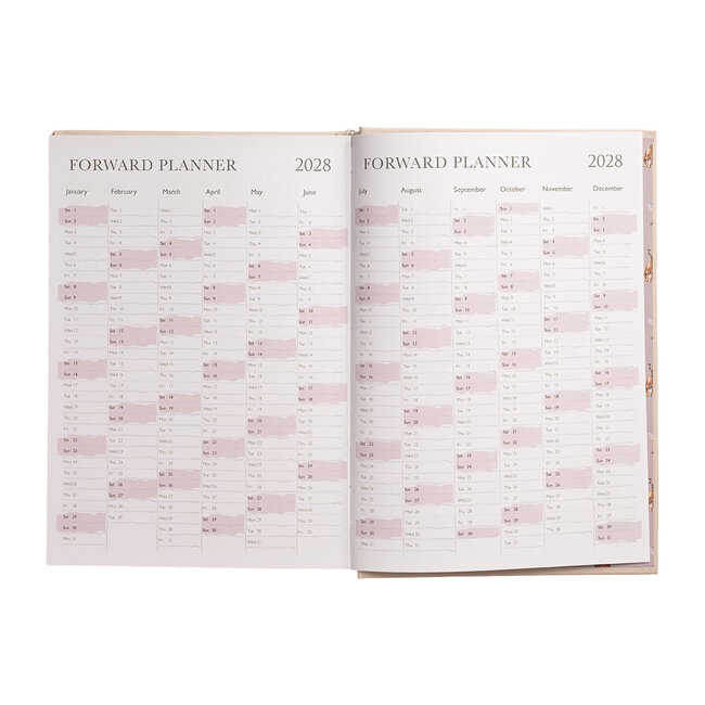 Wrendale Desk Planner 2027 - Highland Cow