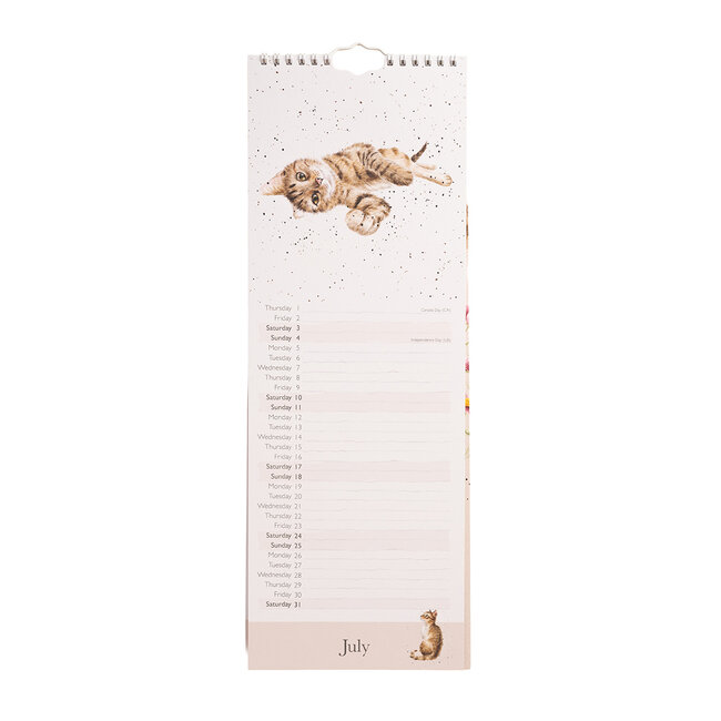 Wrendale Kalender Slim 2027 - Feline Friends