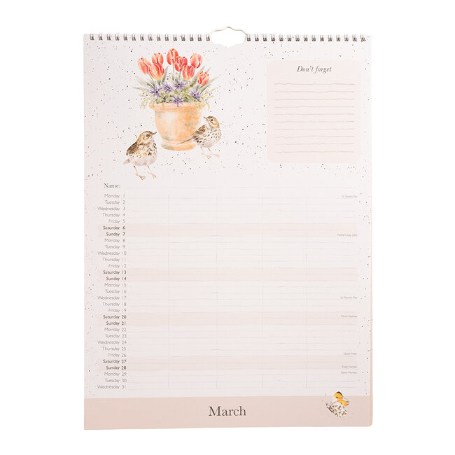 Wrendale Familieplanner 2027 - The Country Set