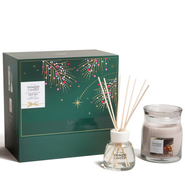 Yankee Candle Gifted Moments - Medium Candle & Diffuser Giftset