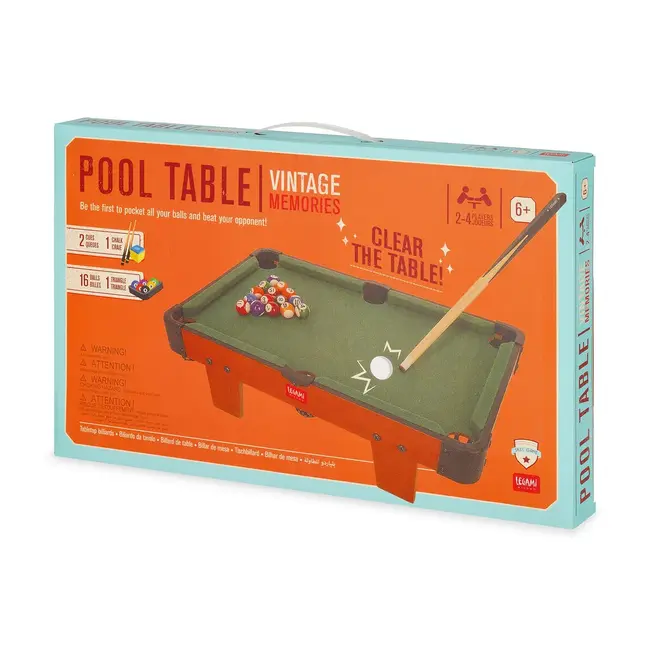 Legami Vintage Games - Pool Table