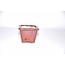 Akira matsumoto 7 cm Square bonsai pot red