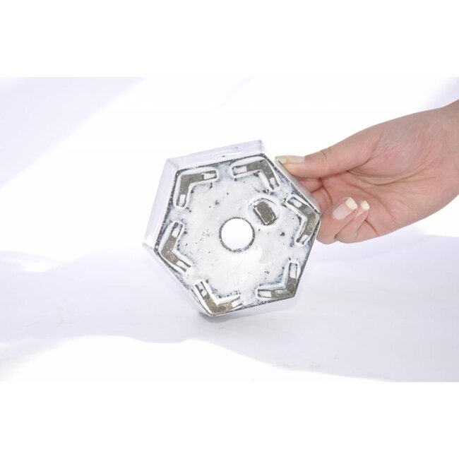Maceta hexagonal