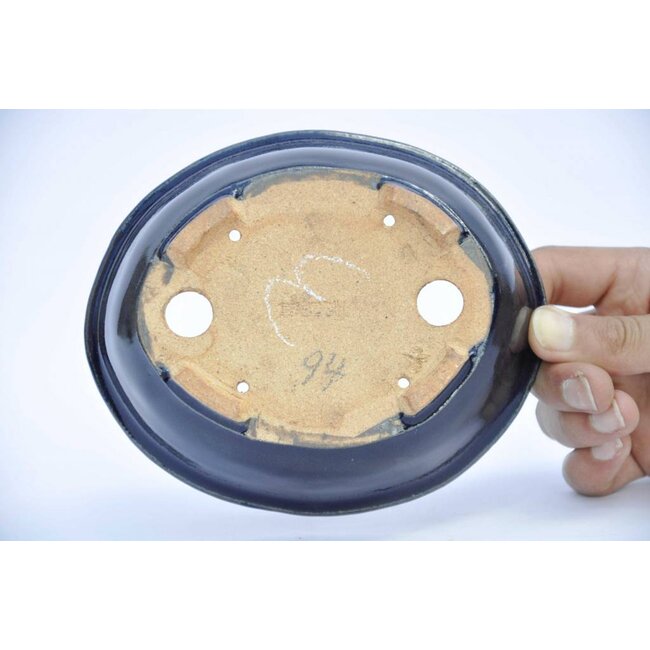 Oval pot, 160 mm, Hattory Tokoname