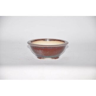  Eimei ( Yozan kiln) Vaso rotondo 11,6 cm Youzan, Tokoname