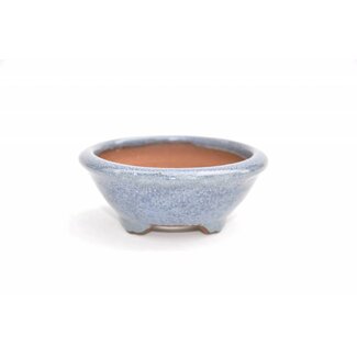  Eimei ( Yozan kiln) Pote redondo 9,8 cm, Youzan, Emei Japón