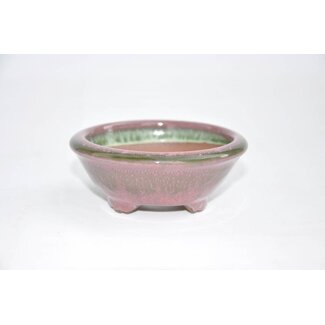  Eimei ( Yozan kiln) Maceta redonda de 10 cm, Youzan, Emei, Tokoname Japón