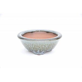  Eimei ( Yozan kiln) Bote redondo de 4,2 cm de Youzan