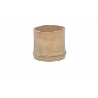 round bamboo pot