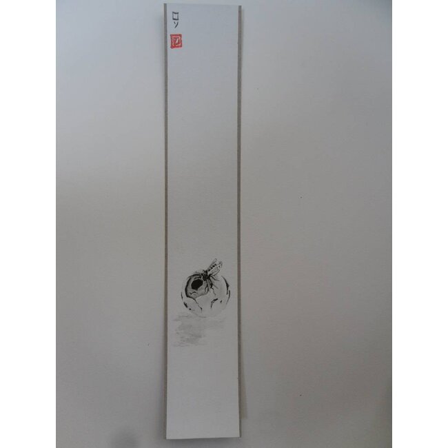 Wasp nest Tanzaku 36x6 cm