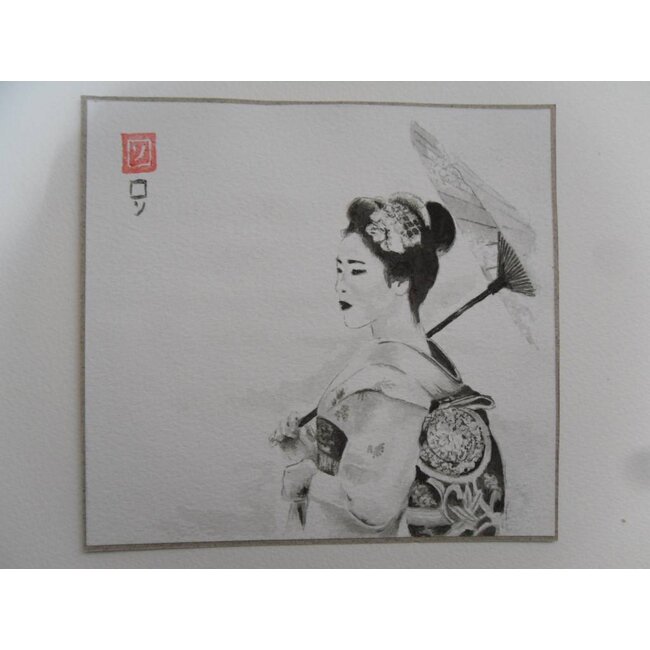 Shikishi 13x12 cm