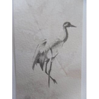 Crane Tanzaku 36x6 cm