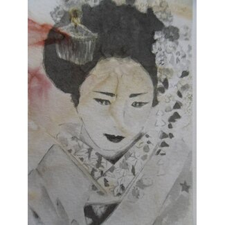 Geisha 7 Shikishi 13x12 cm