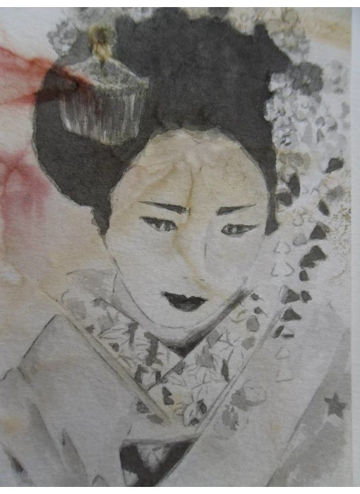 Geisha 7 Shikishi 13x12 cm