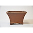 Square unglazed Shibakatsu pot 97 x 97 x 55 mm