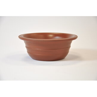  Other Tokoname bonsai pot makers Vaso rotondo Tokoname non smaltato 10 cm