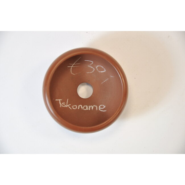 Tokoname - fatto a mano - vaso tondo - 70 mm